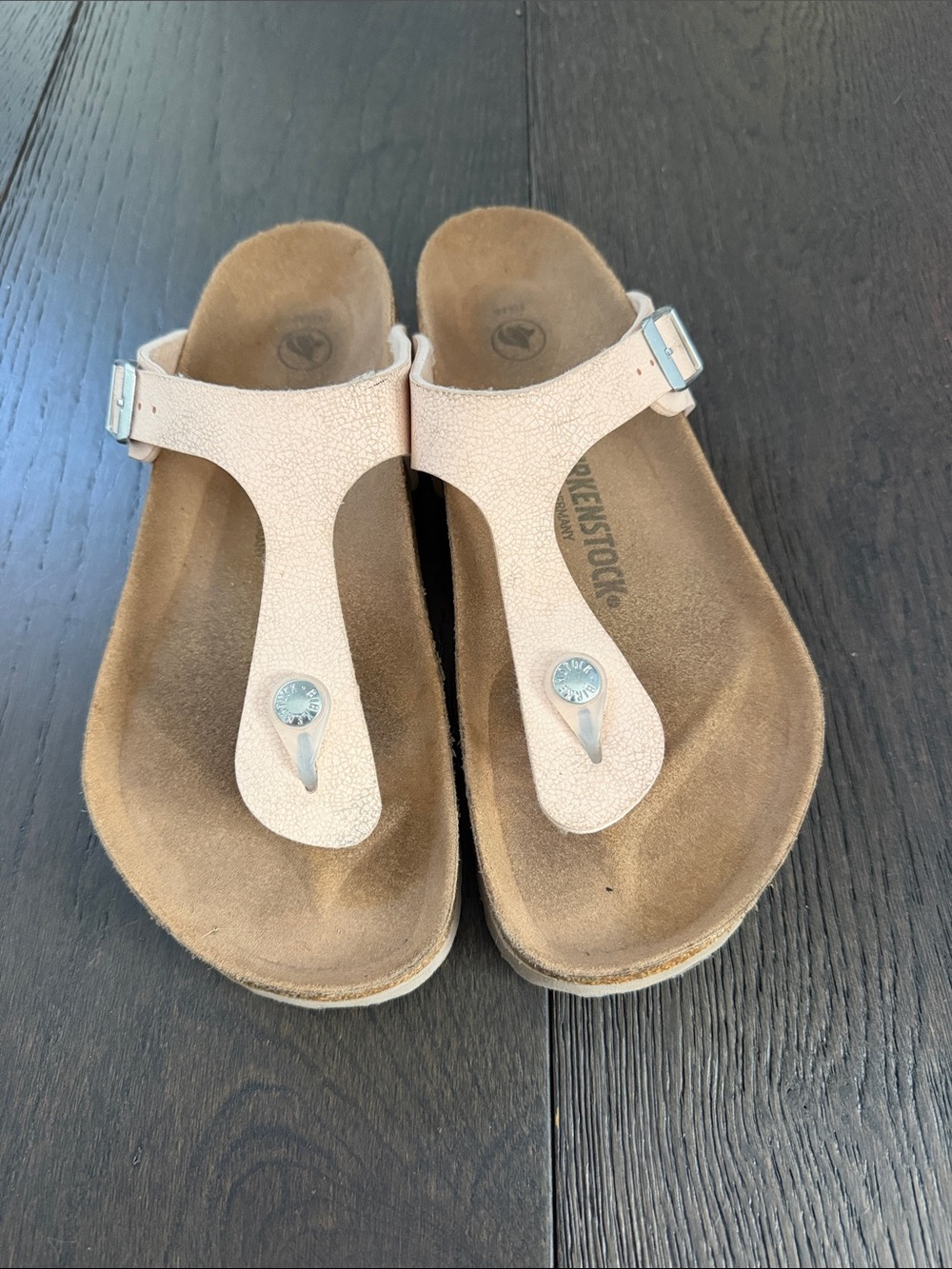 Birkenstock Gizeh Vegan Soft Pink Thong Sandals sz 40/ US 9.5 - Picture 6 of 6